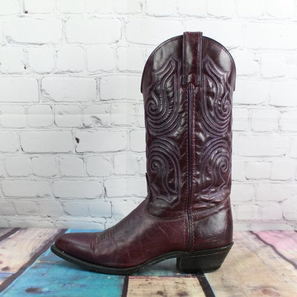 Capezio Shoes - CAPEZIO 80's Leather Cowboy Western Boots Size 7 M